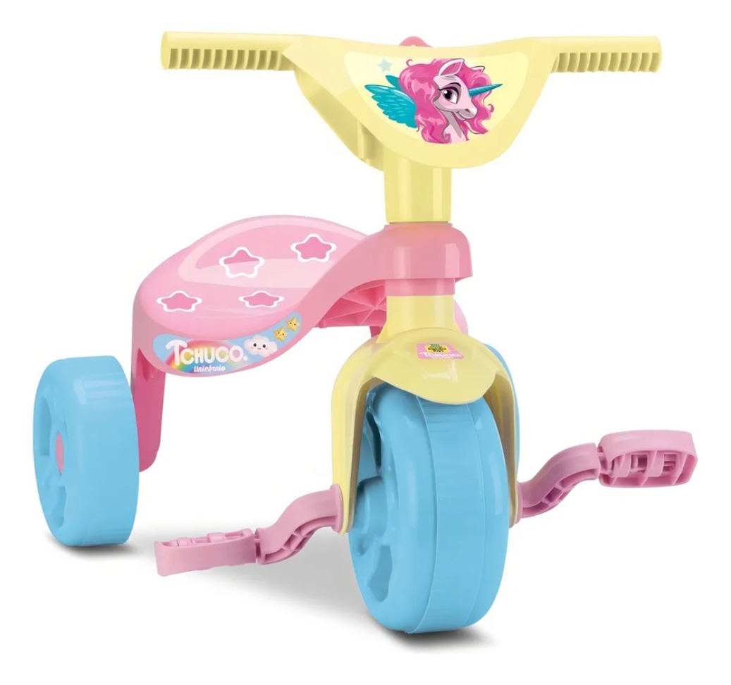 Triciclo Tchuco Unicórnio Com Haste