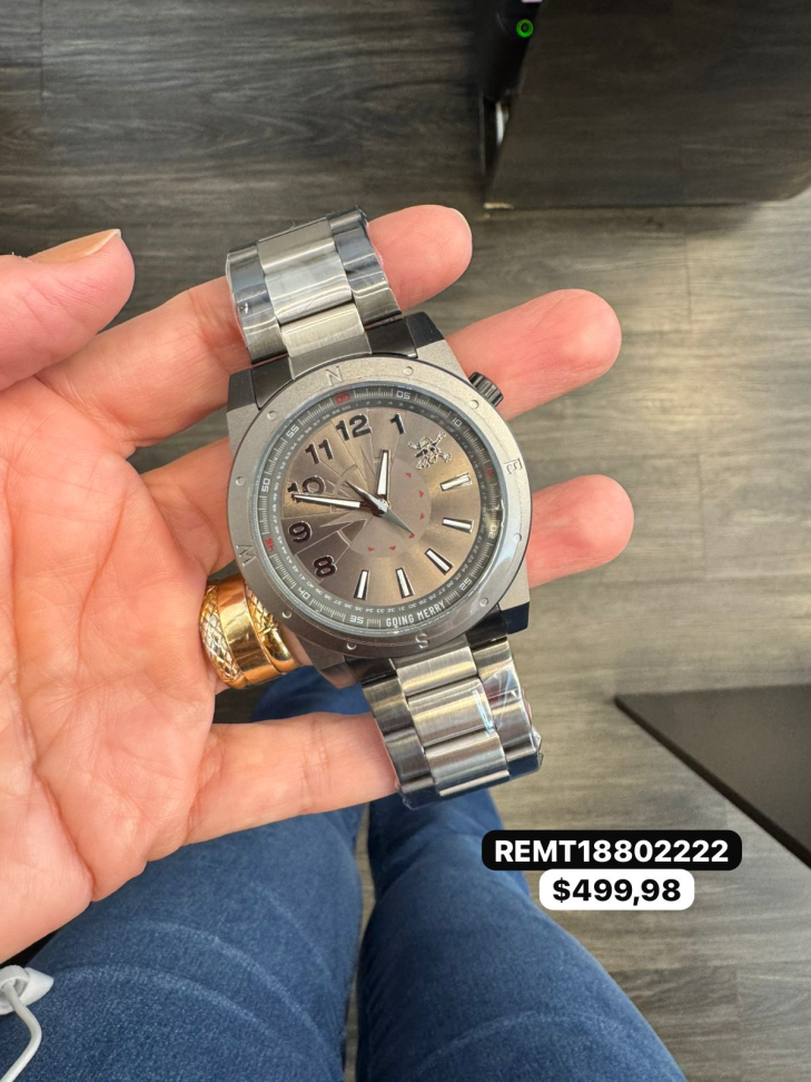 Relógio Analógico Masculino One Piece Metal Prata - RE.MT.1880.2222 M