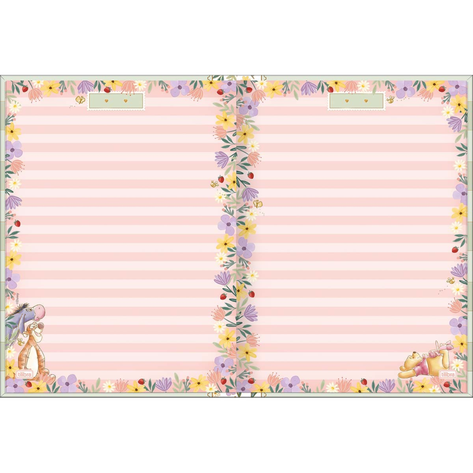 Caderno Brochura Capa Dura Colegial Pooh 80F - SORTIDO - #8