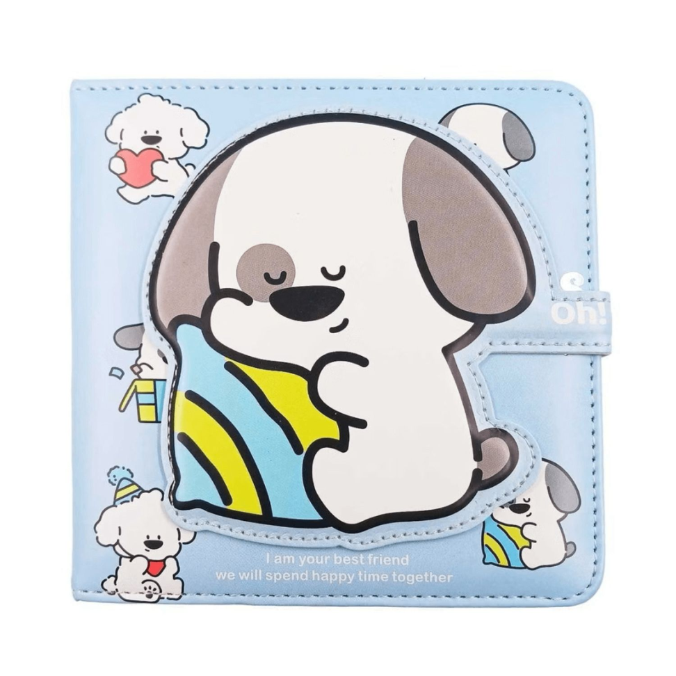 MINI Caderno Luxo com Fechamento - happy dog - #5