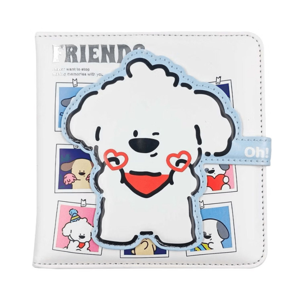 MINI Caderno Luxo com Fechamento - happy dog - #4