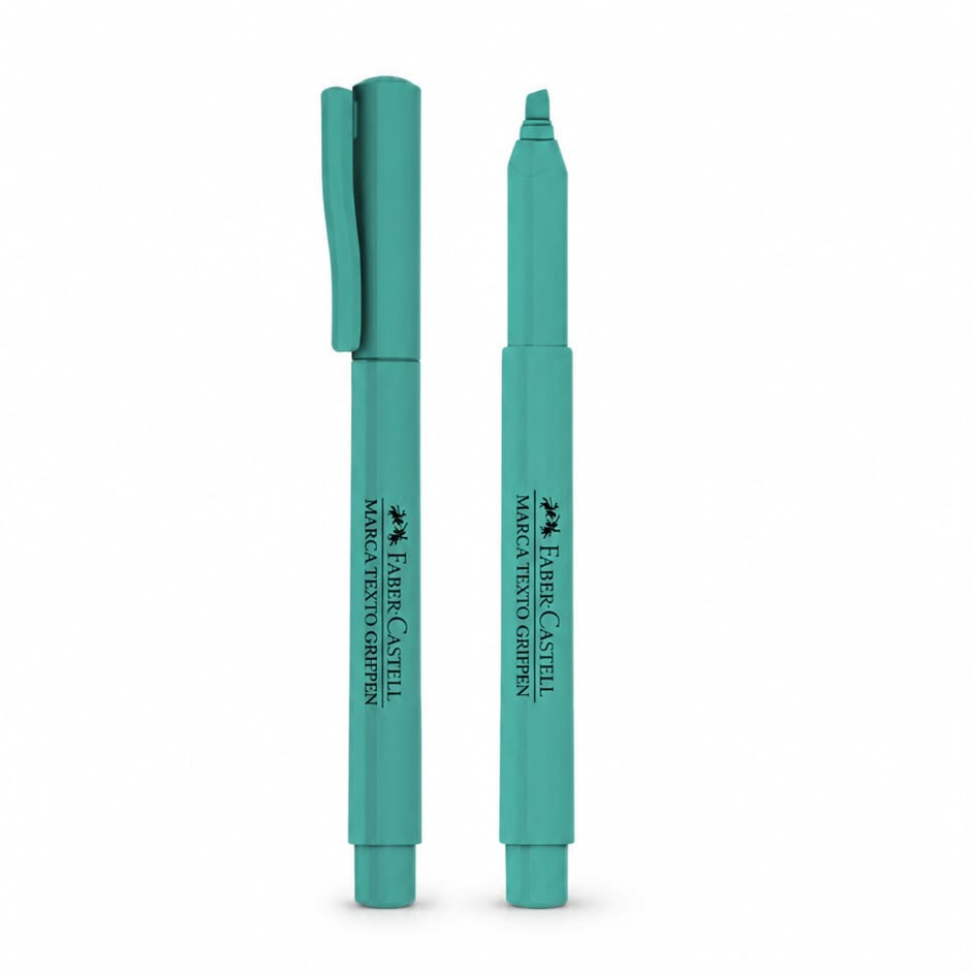 Marca Texto Faber-Castell Grifpen - Verde-água