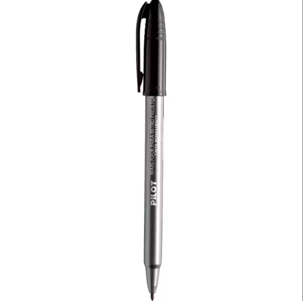 Marcador para Retroprojetor Pilot 2.0mm Preto