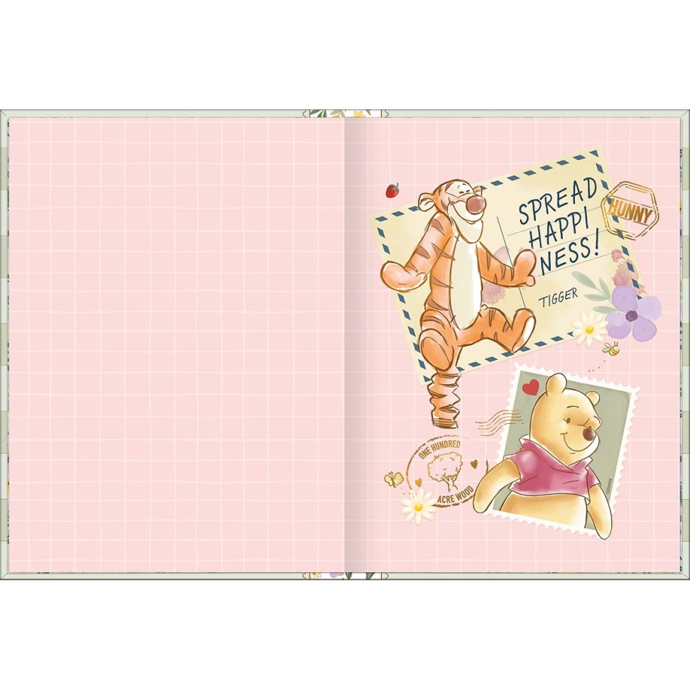 Caderno Brochura Capa Dura Colegial Pooh 80F - SORTIDO - #5