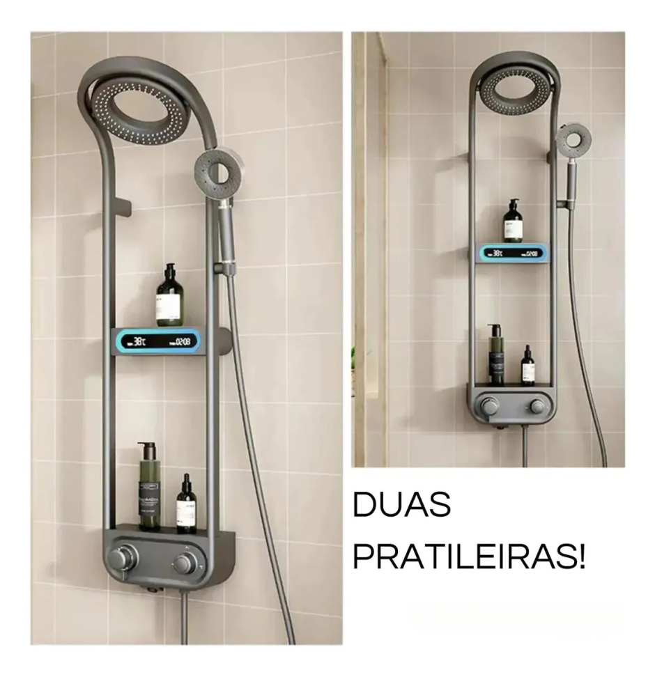 Chuveiro Com Ducha Com Sensor De Temperatura - #5