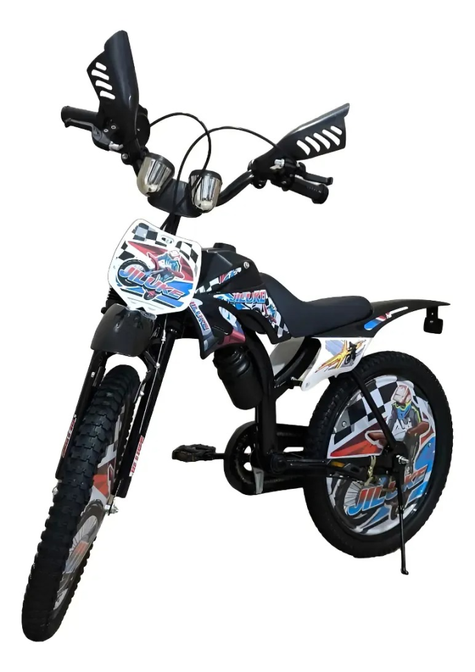 Bicicleta Cross Infantil Jiluke Aro20 Preto - #3