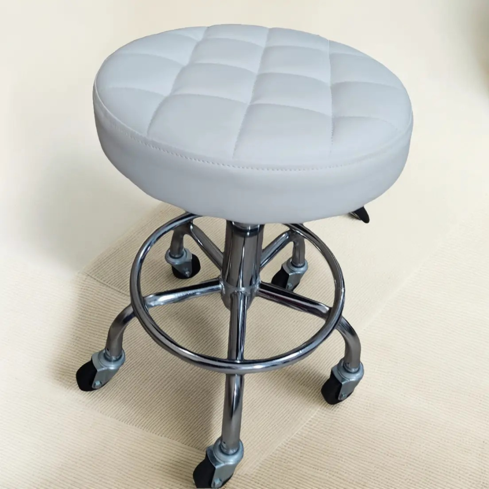Mocho Giratório Designe Moderno Branco - #3