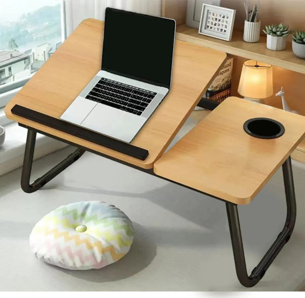 Mesa Portátil Notebook Home Office Marrom Claro - #6
