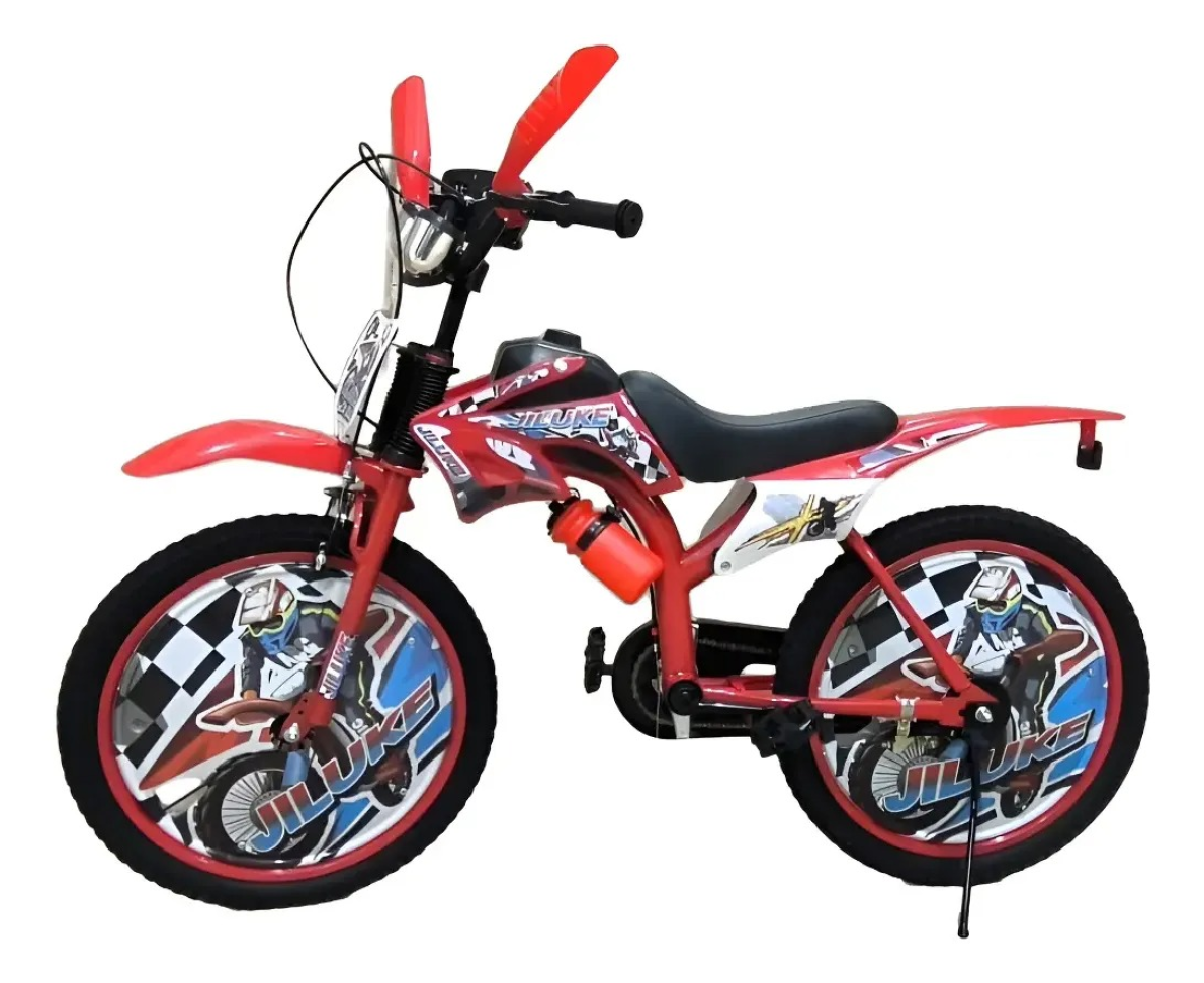 Bicicleta Cross Infantil Jiluke Aro20 Vermelha - #2
