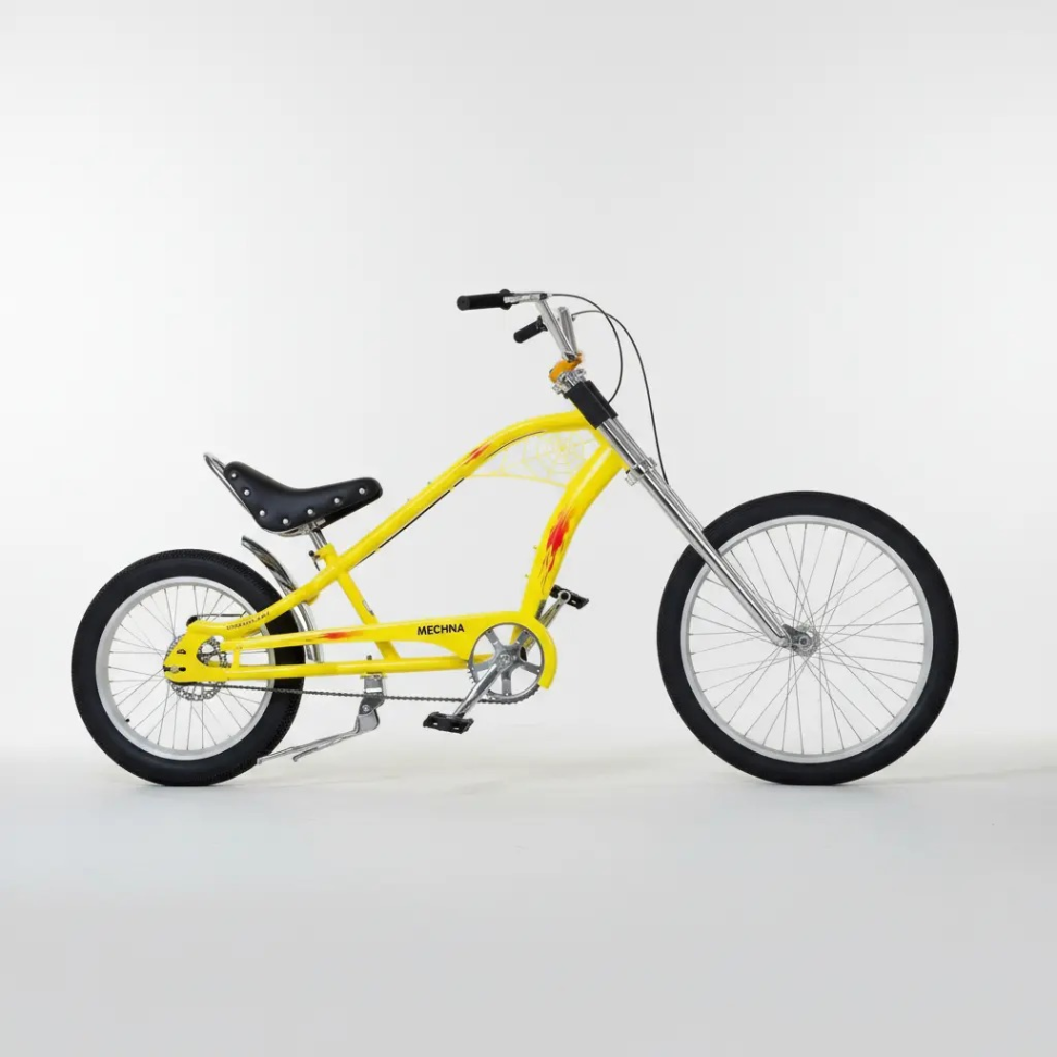 Bicicleta Chopper Harley Luxo Amarela - #4