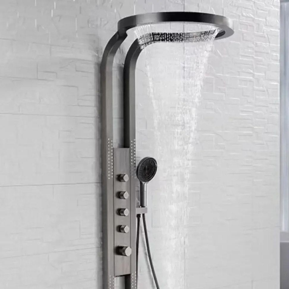 Ducha Para Banho Cascata Hidromassagem Inox - #8