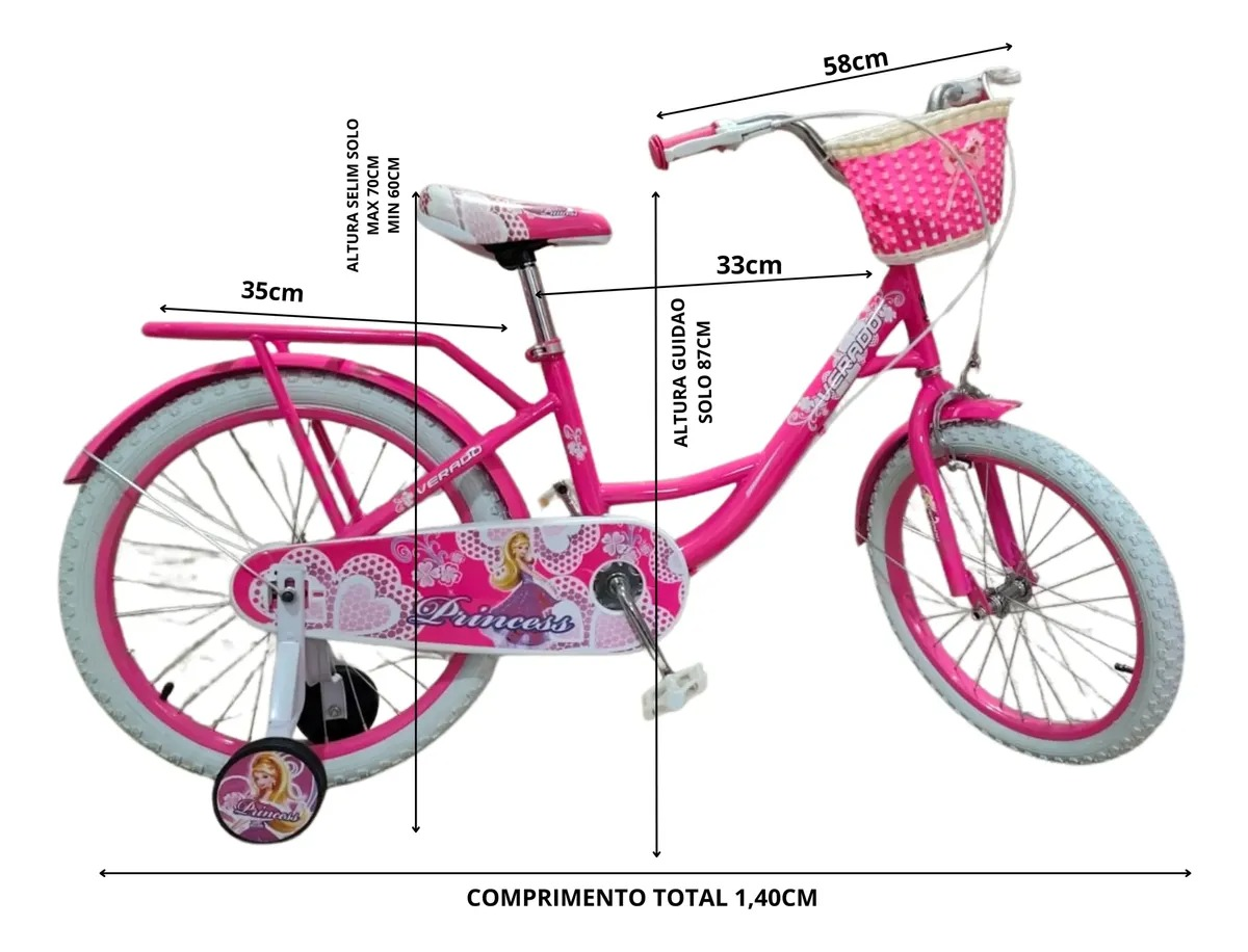 Bicicleta Ceci Verado Aro 20 Infantil Meninas Com Acessórios - #4
