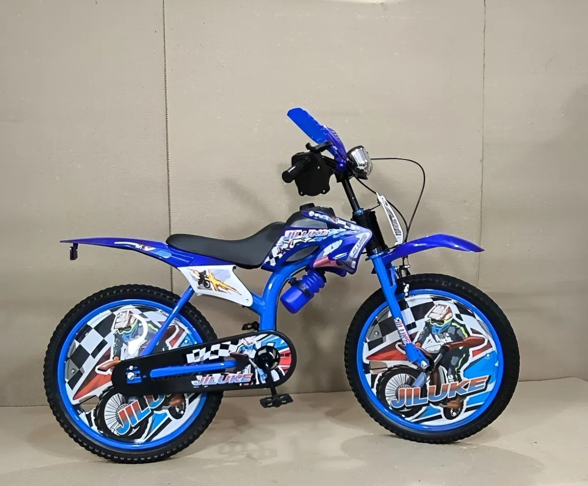 Bicicleta Cross Infantil Jiluke Aro20 Azul - #8