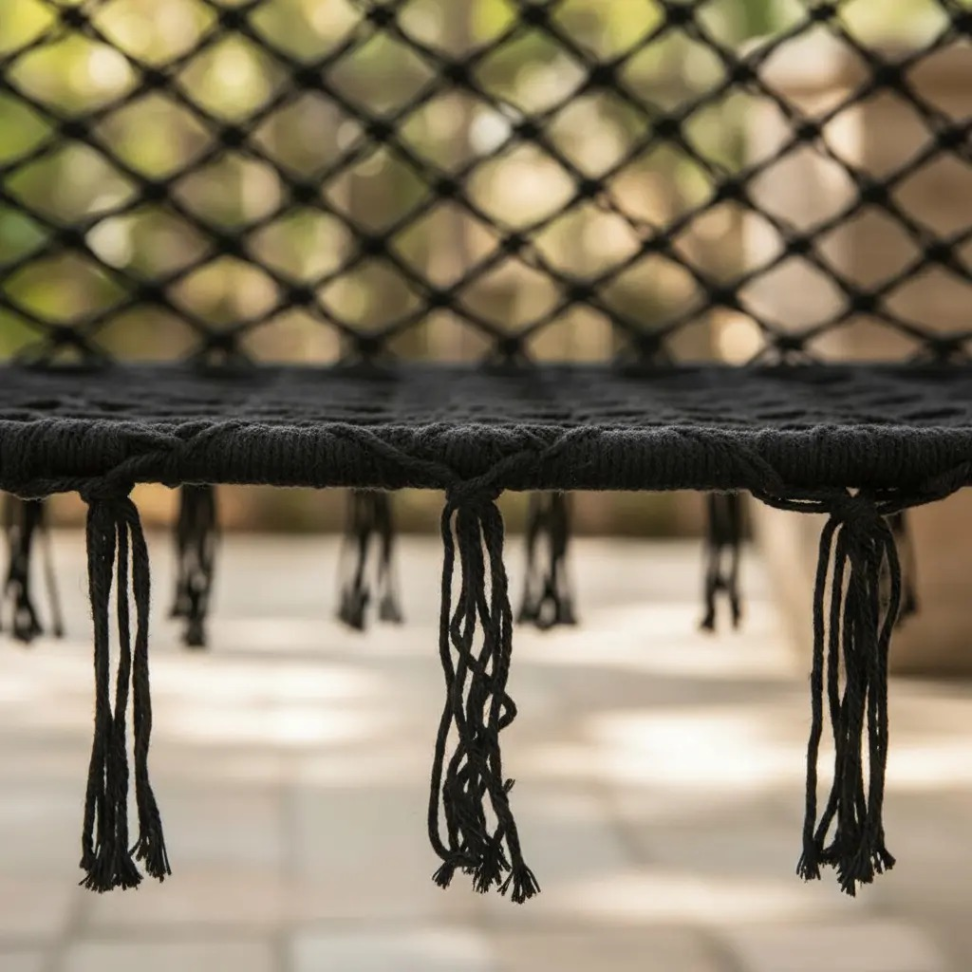 Balanço Jardim Varanda Dois Lugares Preto - #5