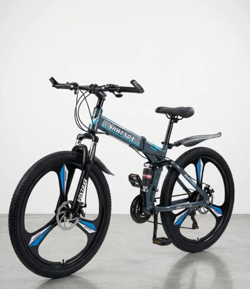 Bicicleta Dobrável Aro 26 Transformers Cinza - #6