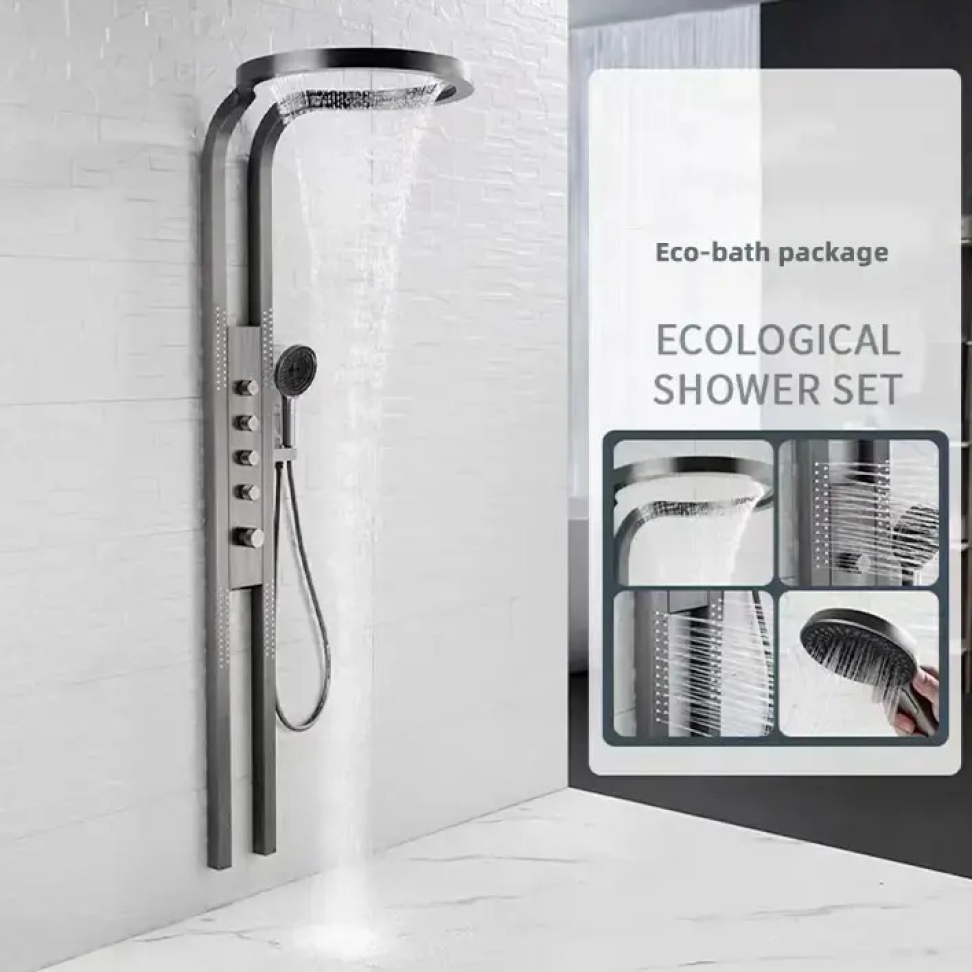Ducha Para Banho Cascata Hidromassagem Inox - #6
