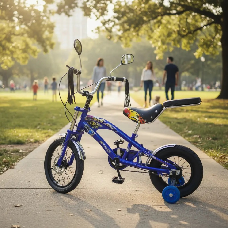Bicicleta Infantil Chopper Harley Com Rodinhas - #2