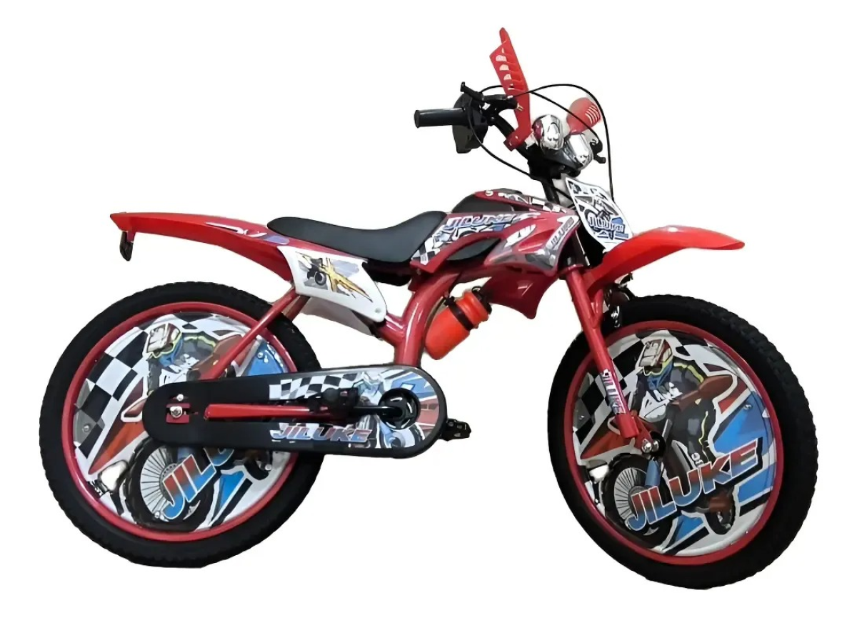 Bicicleta Cross Infantil Jiluke Aro20 Vermelha - #6