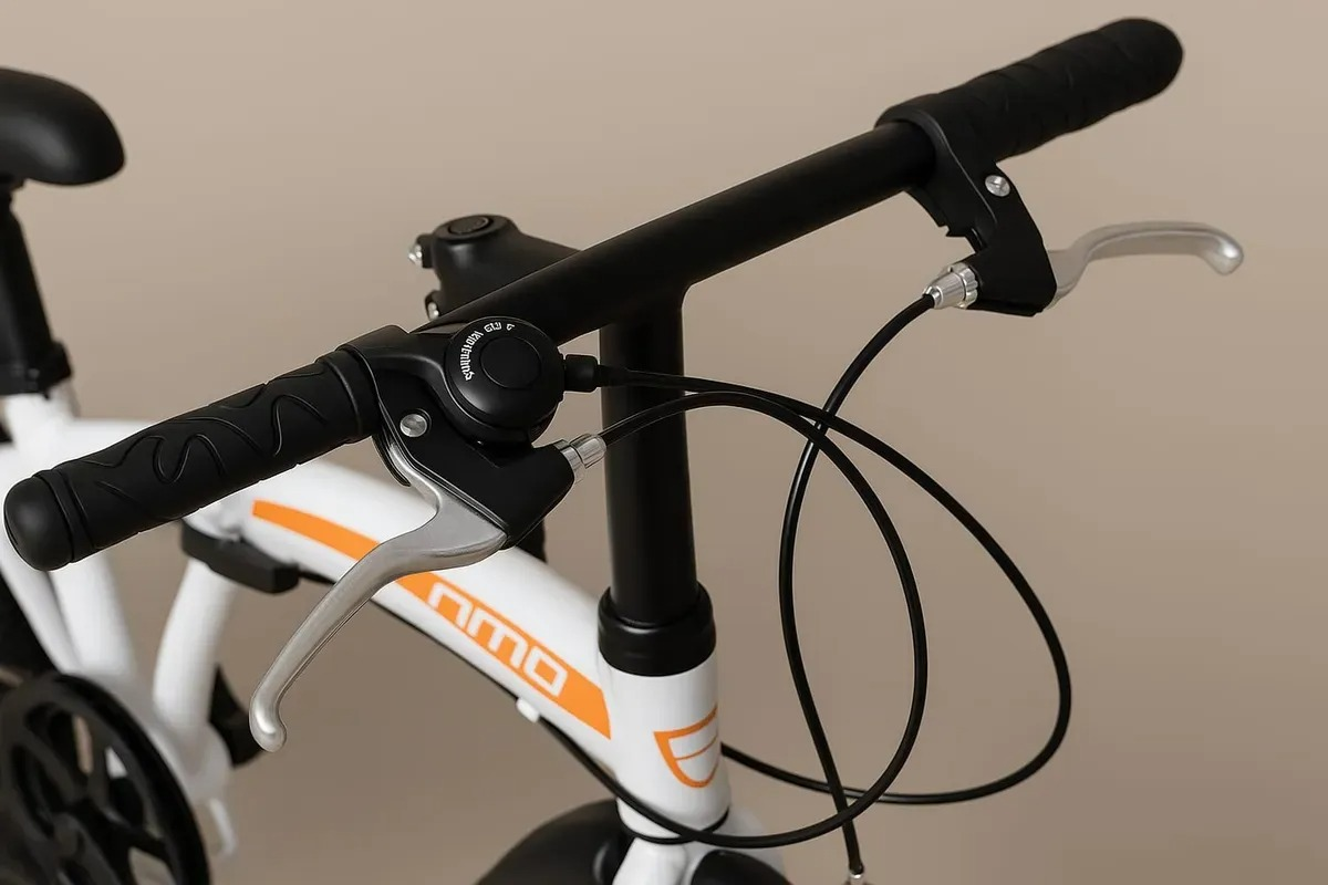 Bicicleta Dobrável 7 Velocidades Aro 20 Roda De Alumínio Branca - #2