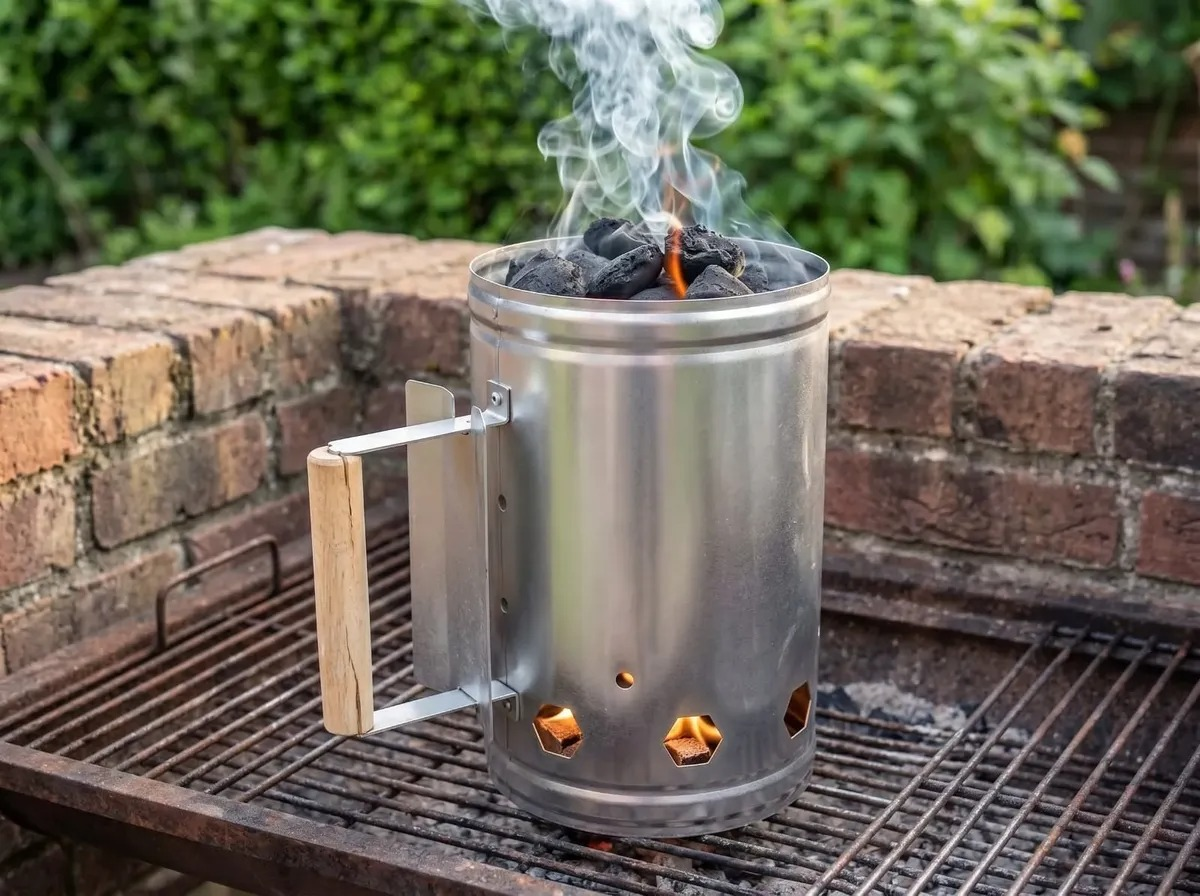 Caneca Carvão De Inox Para Churrasco - #2