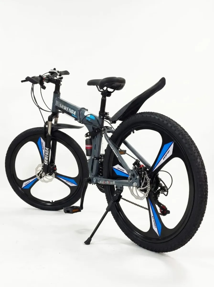 Bicicleta Dobrável Aro 26 Transformers Cinza - #3