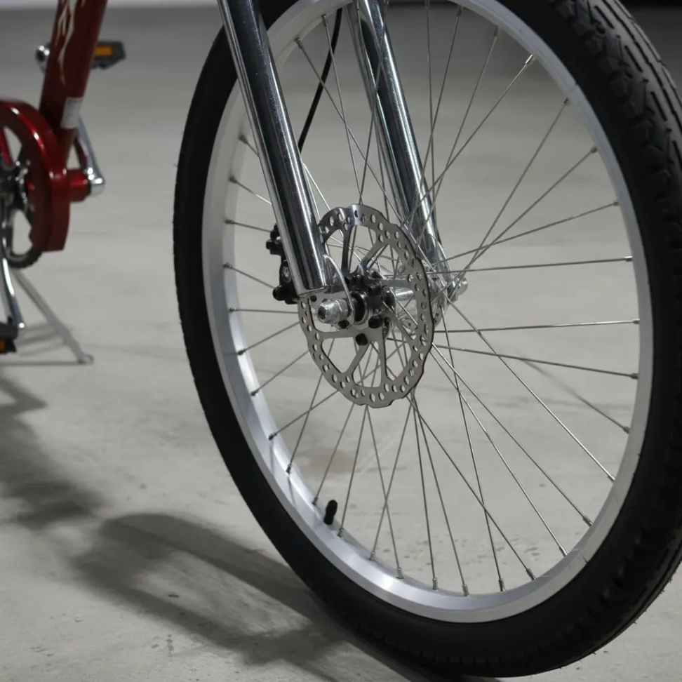 Bicicleta Chopper Harley Luxo Vermelha - #4