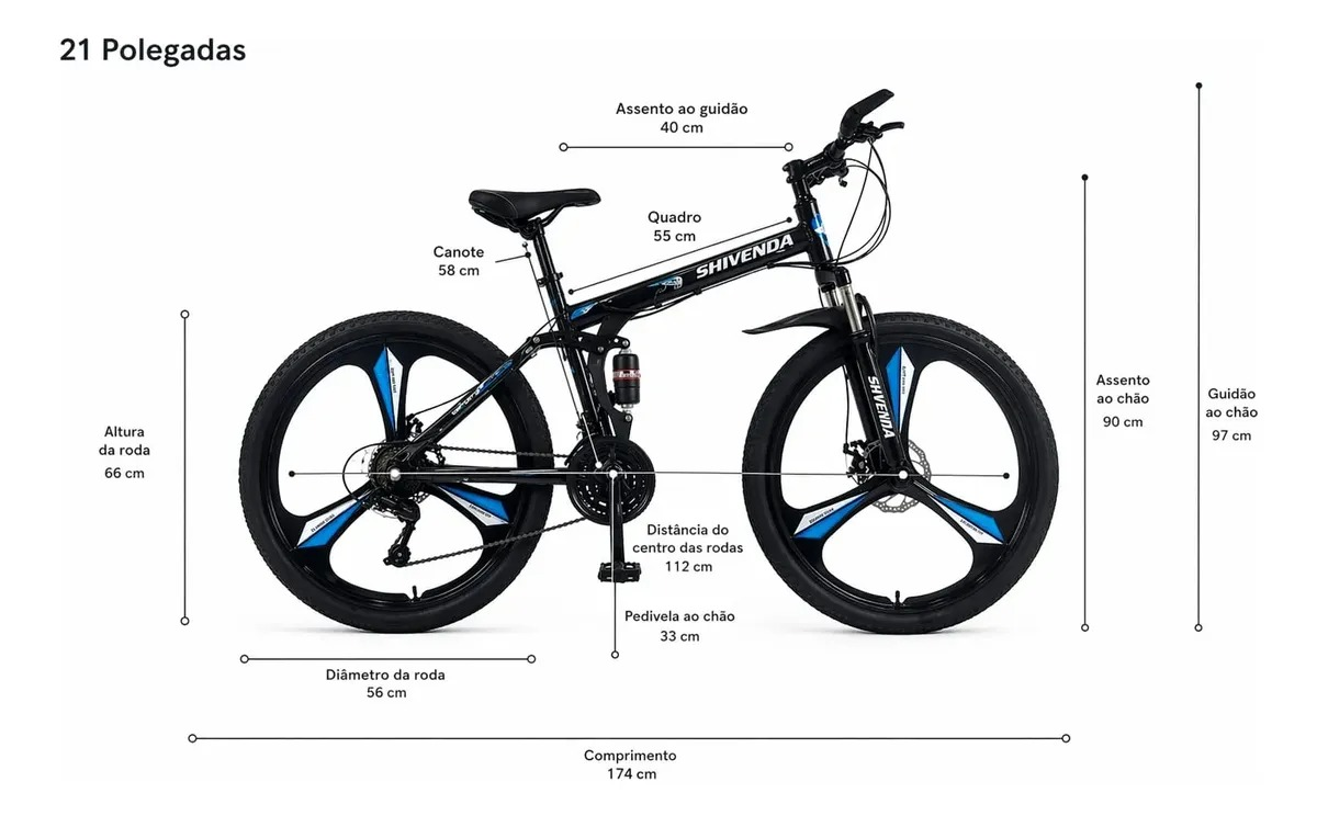 Bicicleta Dobrável Aro 26 Transformers Cinza - #4