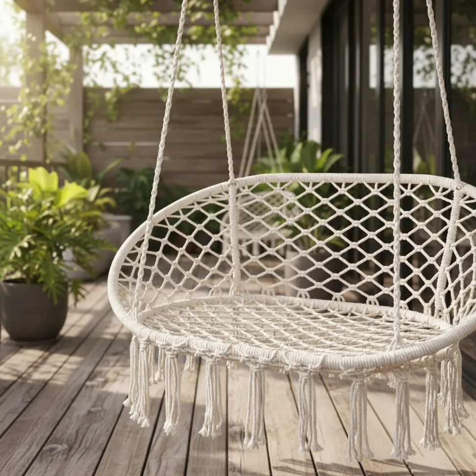 Balanço Jardim Varanda Dois Lugares Branco - #6