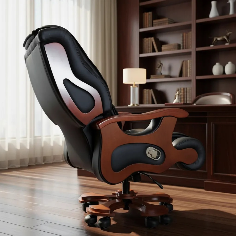 Cadeira Presidente Luxo Premium C/ Massageador Elétrico - #5