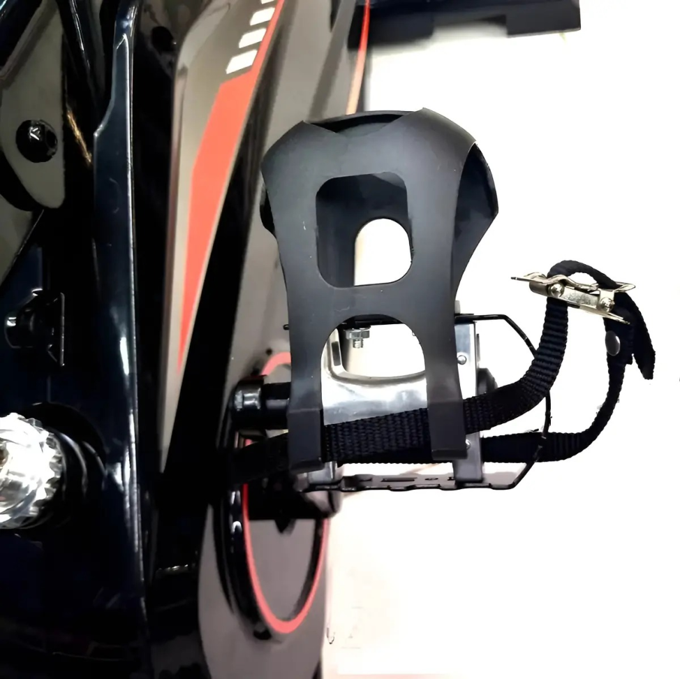 Bicicleta Ergométrica Spinning Mecanica 13kg Preto com Vermelho - #7