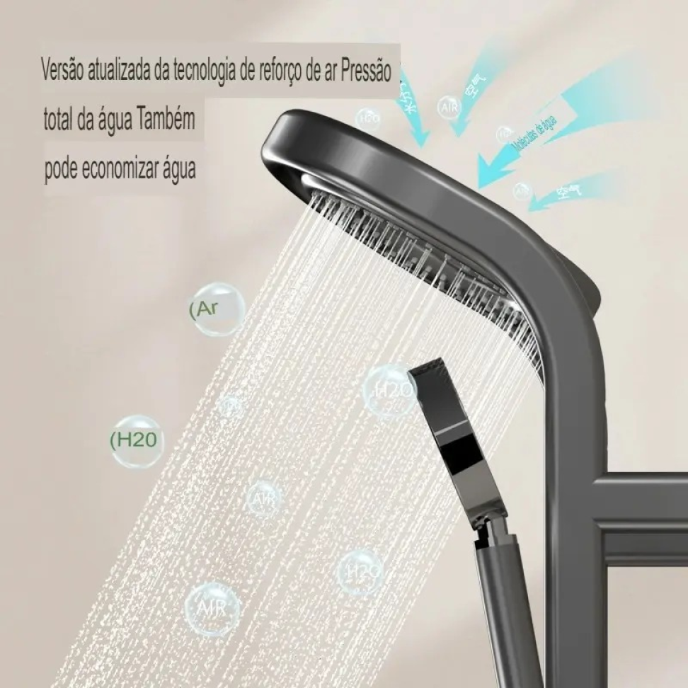 Chuveiro Com Ducha Com Sensor De Temperatura - #6