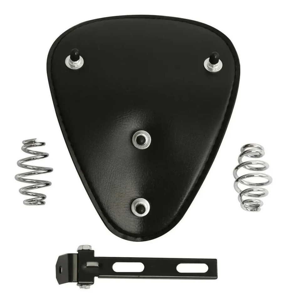 Banco Solo Para Harley Davidson 883r/ Iron - Forty Eigth Marrom Liso - #4