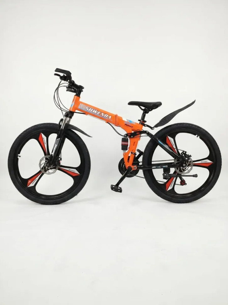 Bicicleta Dobrável Aro 26 Transformers Laranja - #3