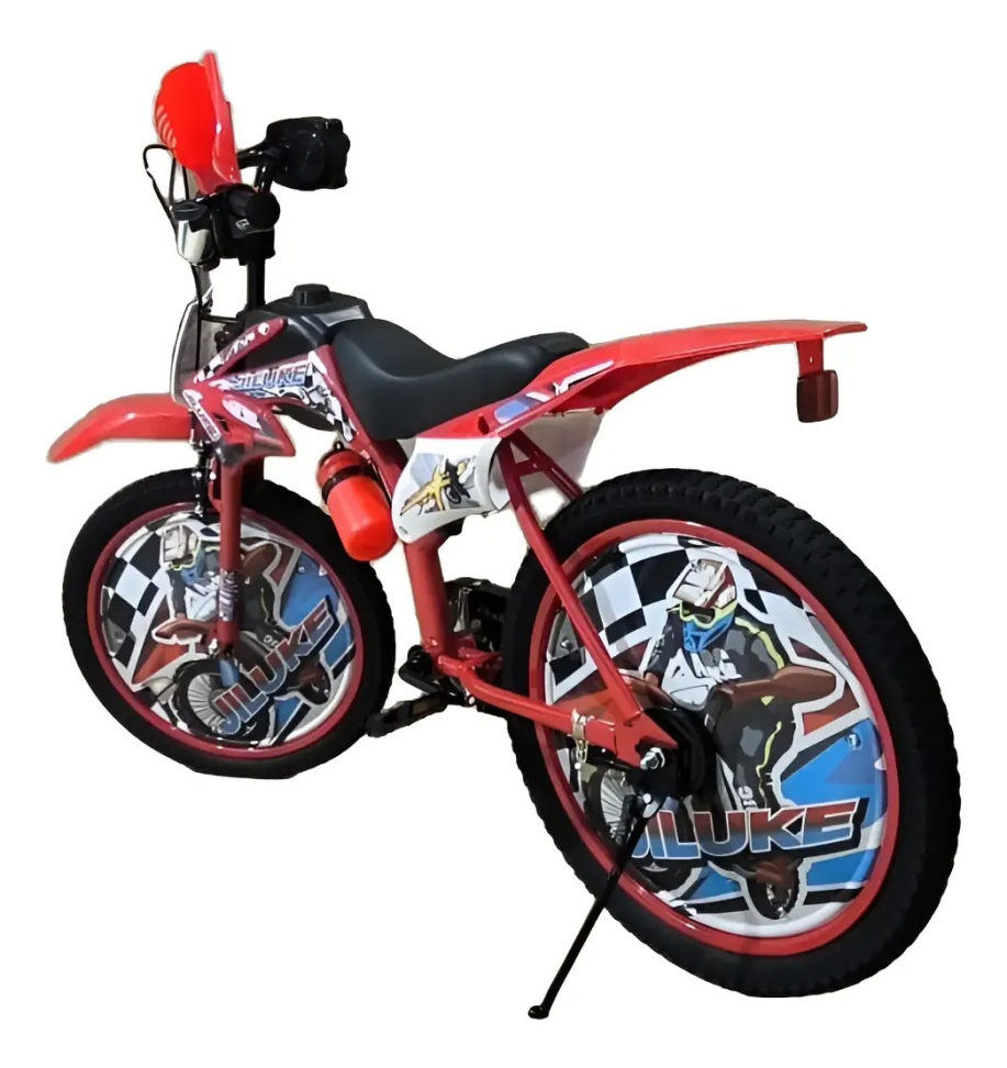 Bicicleta Cross Infantil Jiluke Aro20 Vermelha - #7