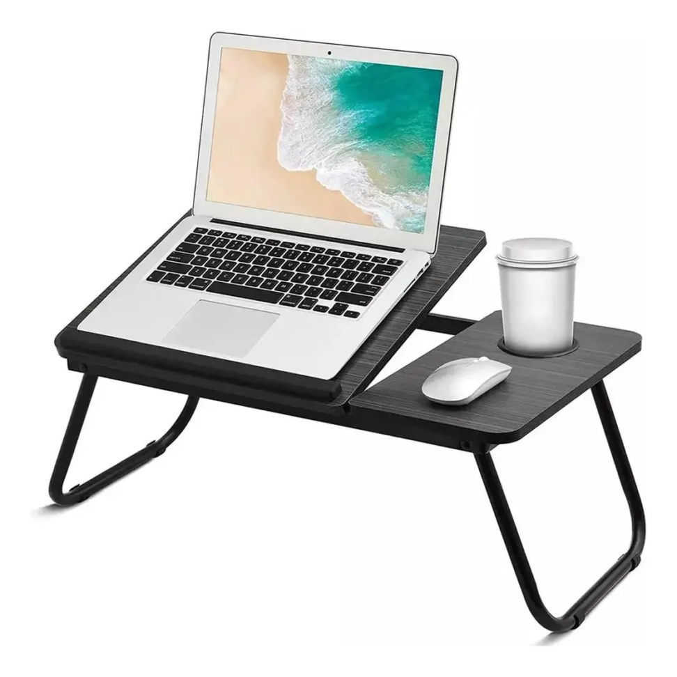 Mesa Portátil Notebook Home Office Preto - #8