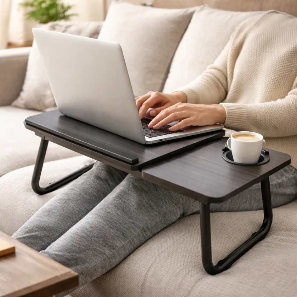 Mesa Portátil Notebook Home Office Preto - #6