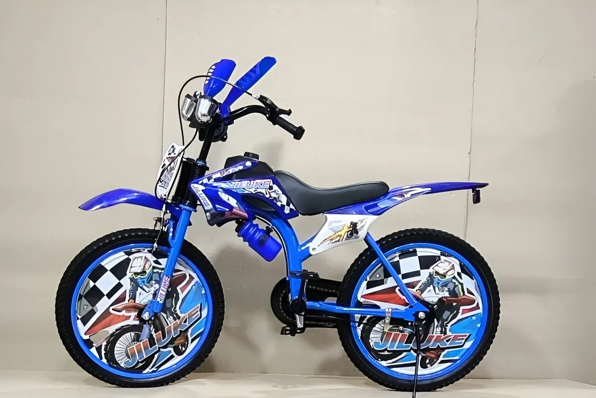 Bicicleta Cross Infantil Jiluke Aro20 Azul - #7