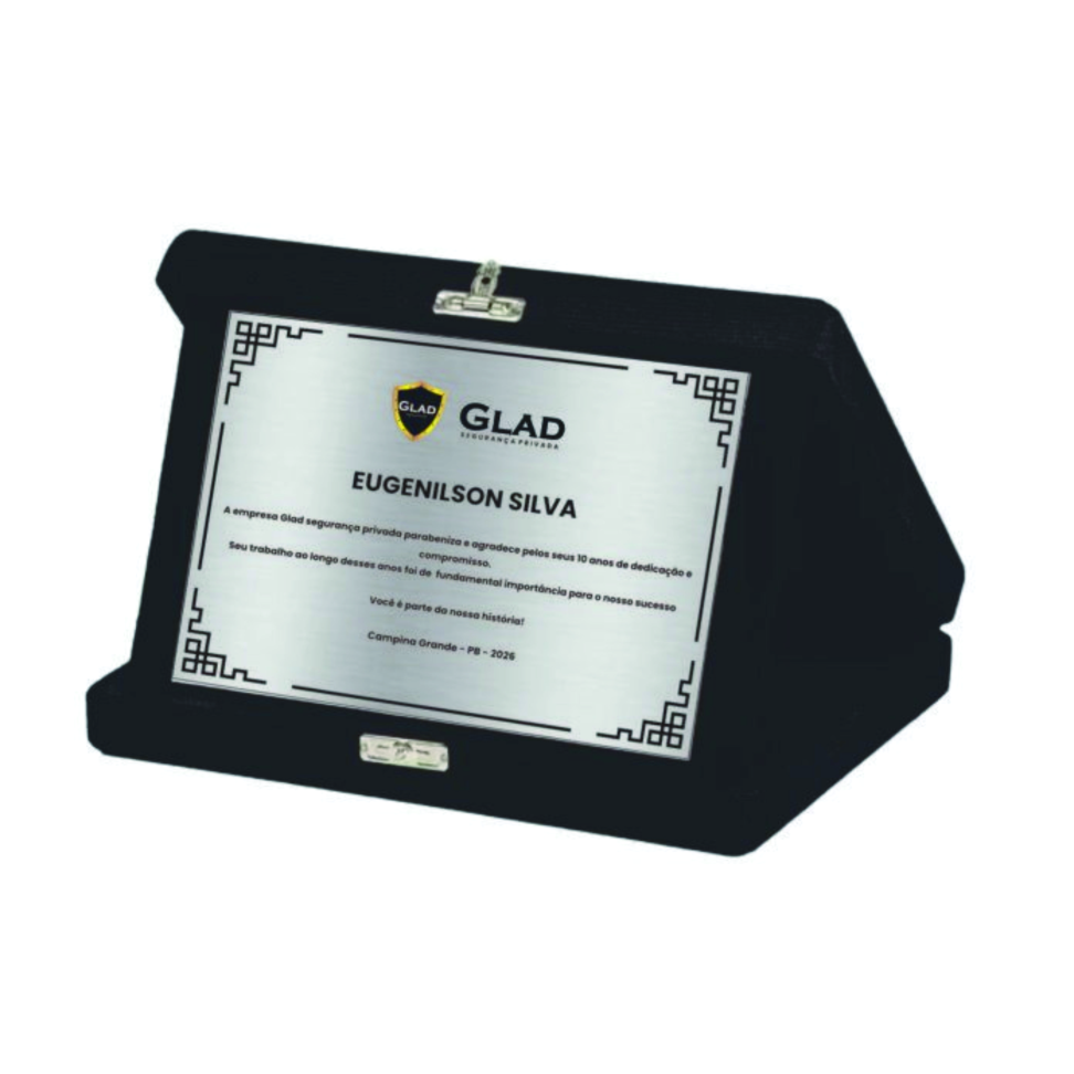 Placa de Homenagem
