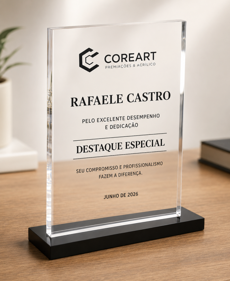 Troféu Acrílico 10mm