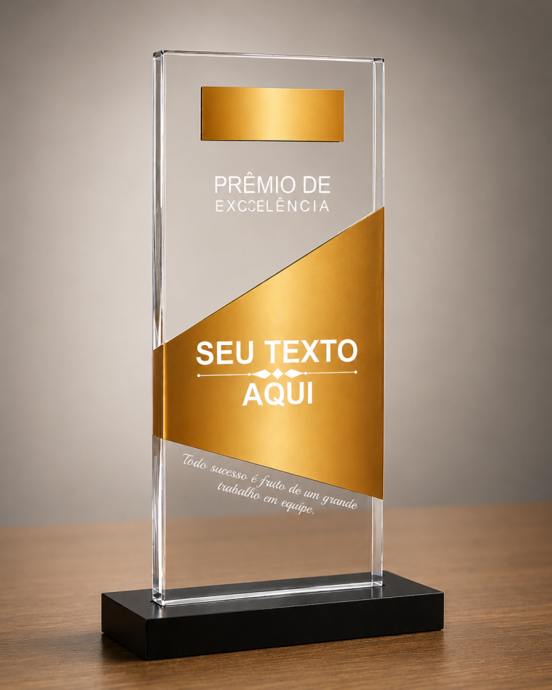 Troféu em Acrílico