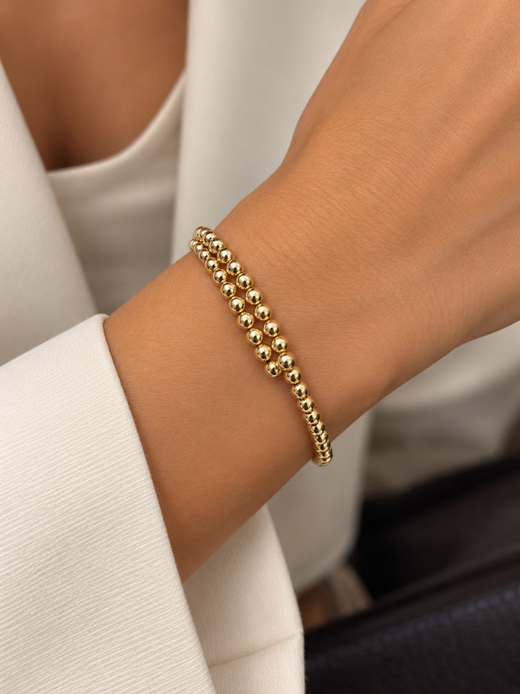 Bracelete flexível esferas