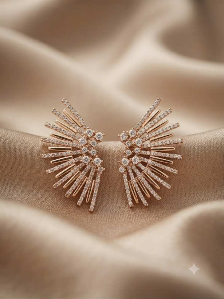 Brinco ear cuff aros cravejados - #3