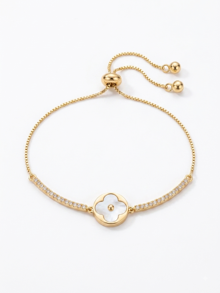 Pulseira ajustável VL madrepérola