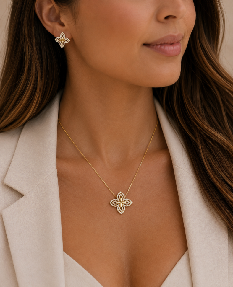 Conjunto flor