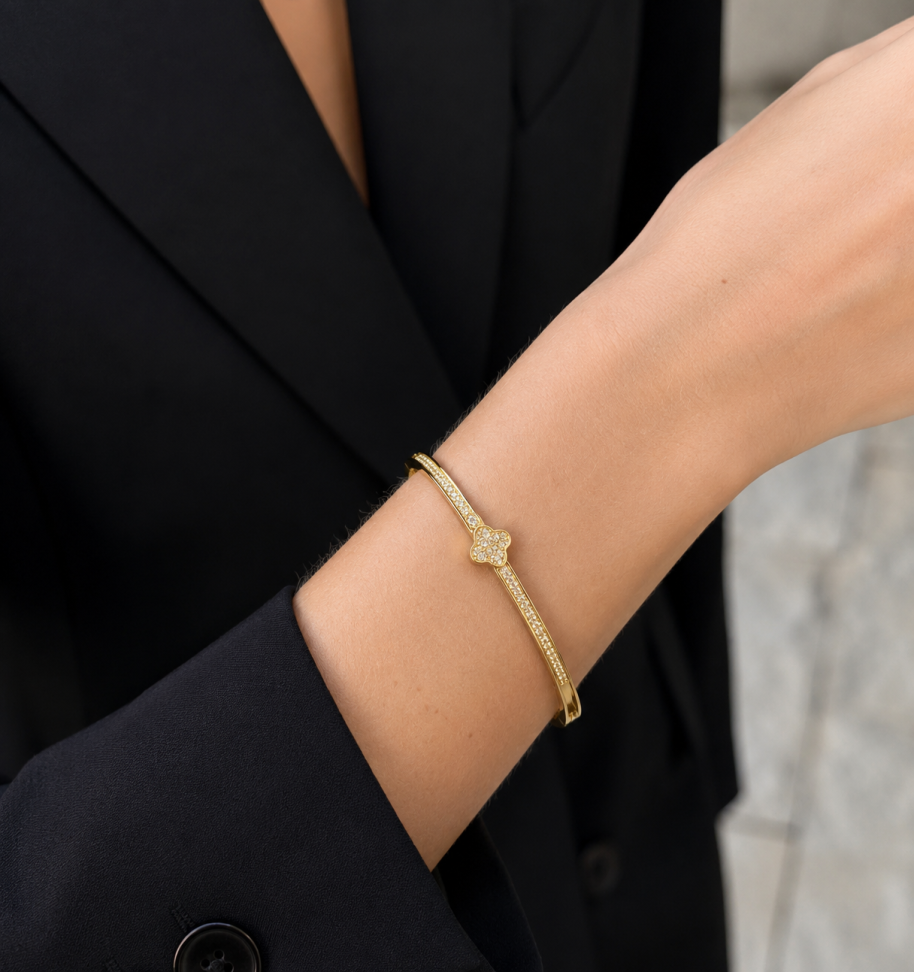 Bracelete V cleef fino