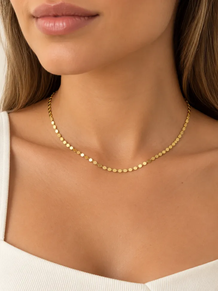 Colar chocker amassadinha - #1