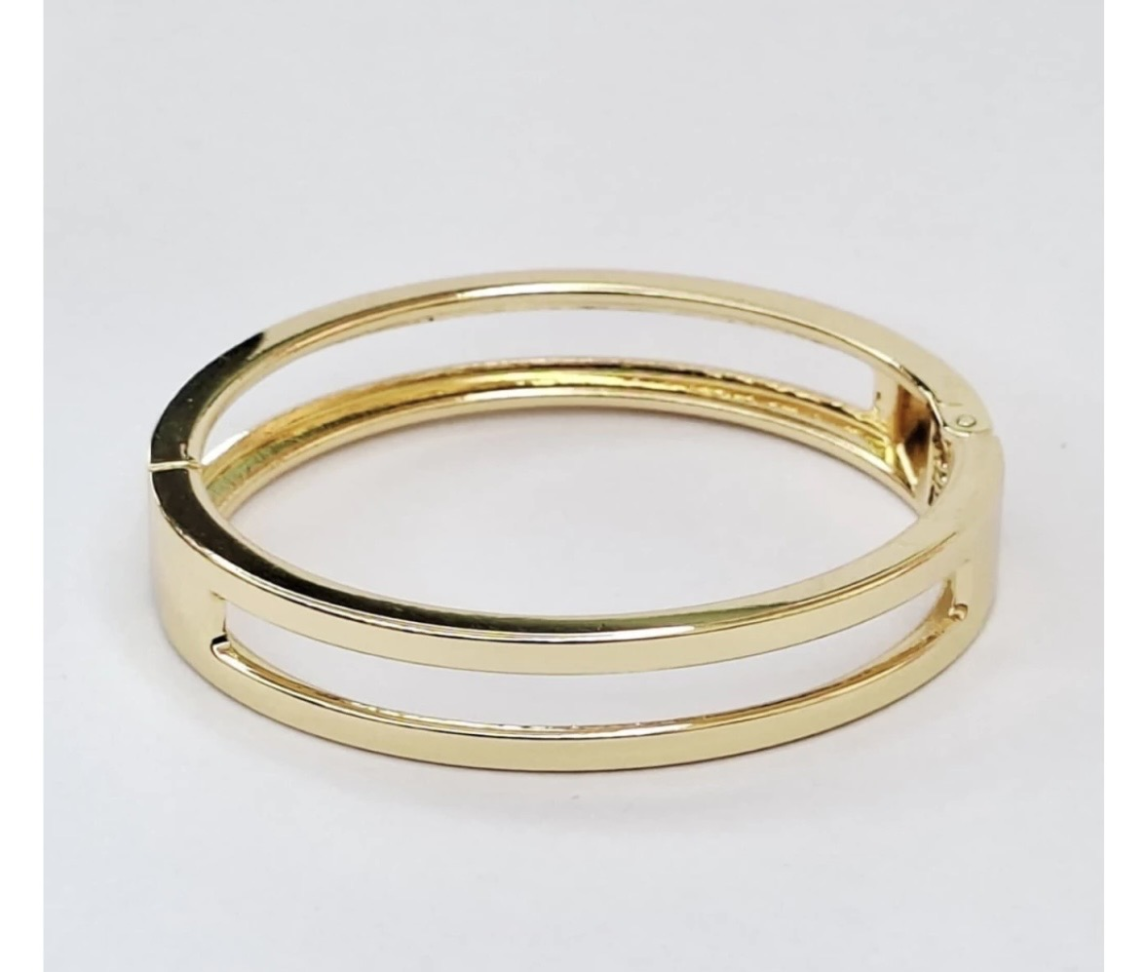 Bracelete liso vazado