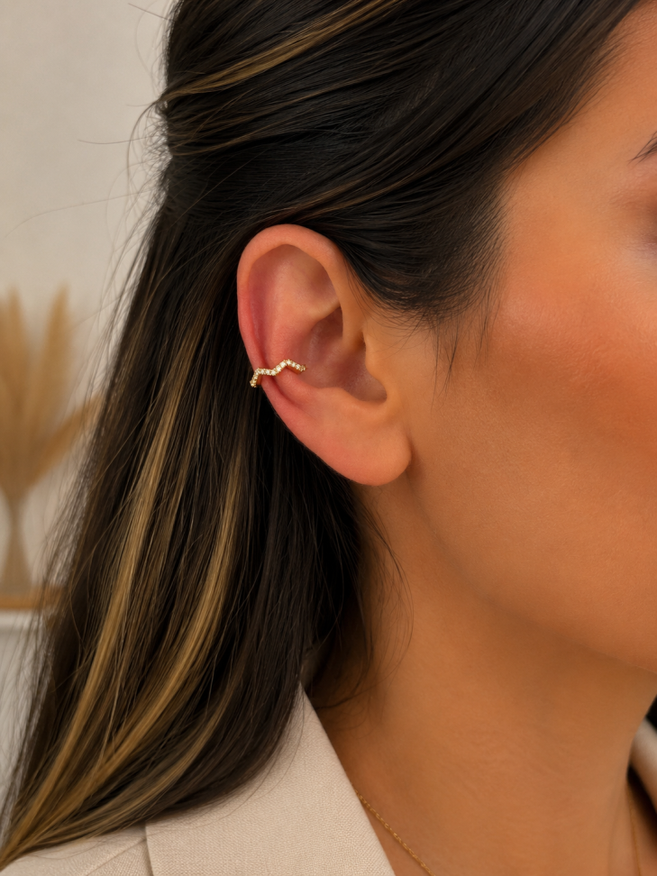 Piercing fake fileira raio