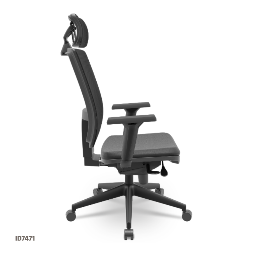 CADEIRA PRESIDENTE BRIZZA C/APOIO SLIDER (PLAX)