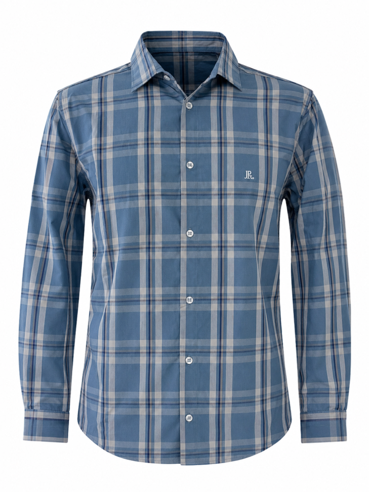CAMISA SOCIAL XADREZ MANGA LONGA OFERTA - #6